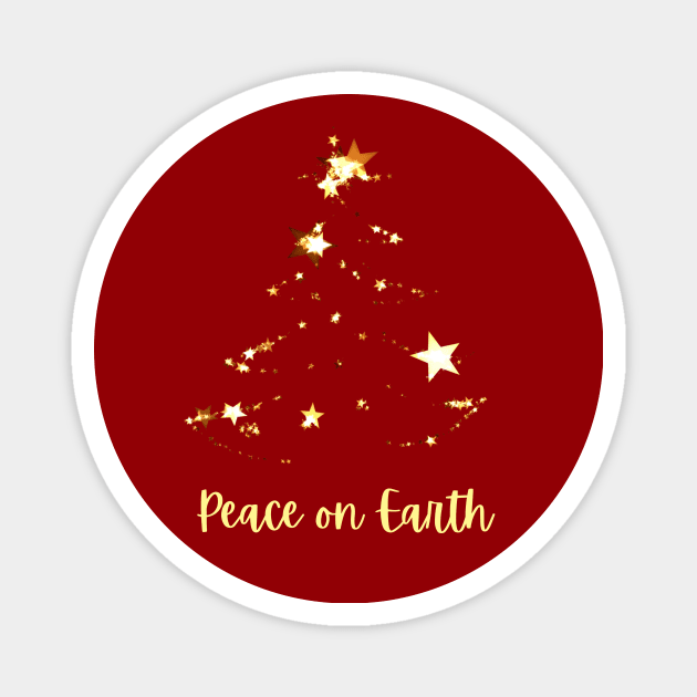 Peace on Earth Magnet by Artsy Y'all